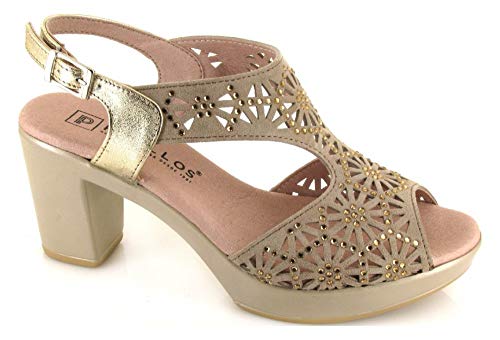 Pitillos, 2720, Sandalia Piedra de Mujer, Talla 36