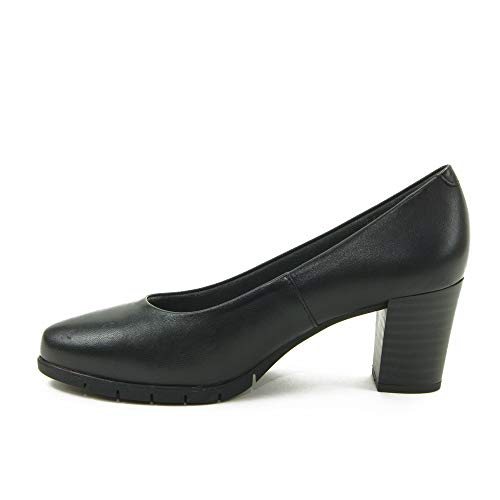 PITILLOS 5760 Salon Piel Tacon Alto Mujer Negro 40