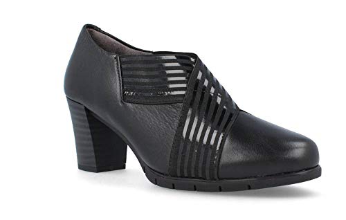 Pitillos - Zapato Abotinado Elástico Cruzado - Negro, 37