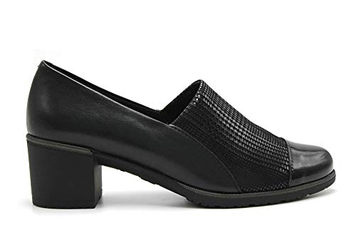 Pitillos - Zapato Abotinado Texturas Puntera - Negro, 38