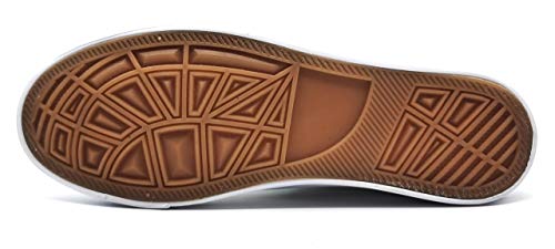 P&L Zapatillas Altas de Lona Mujer Botin Blancas Negras Basket Autoclave