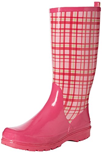 Playshoes Bota de Goma de Caucho Natura, Botas de Agua Mujer, Rosa (Rosa 14), 37 EU
