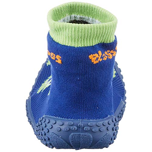 Playshoes Calcetines de Playa con protección UV Cocodrilo, Zapatos de Agua Unisex niños, Azul (Marine 11), 20/21 EU