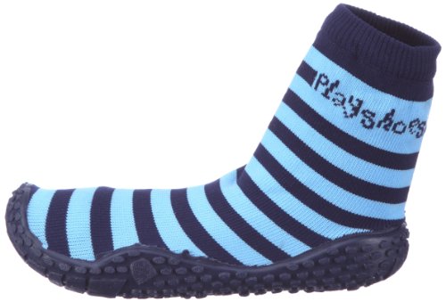 Playshoes Zapatillas de Playa con protección UV Raya, Zapatos de Agua Unisex Niños, Azul (Marine/Hellblau 639), 28/29 EU