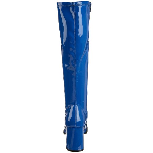 Pleaser GOGO-300 GOGO300/NU - Botas de charol para mujer, color azul, talla 45