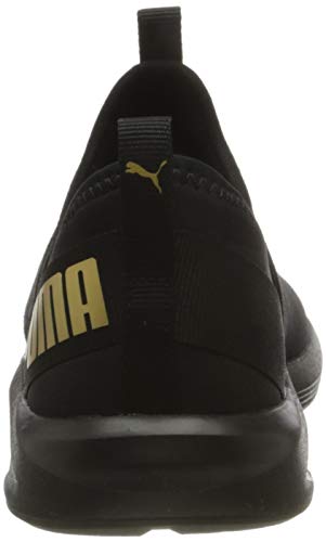 Puma 194408, Zapatillas de Gimnasio Mujer, Negro Metálico Plata, 36 EU