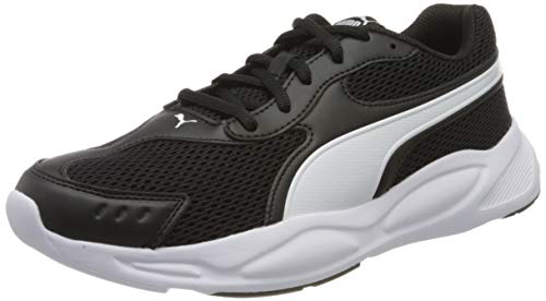 PUMA 90s Runner, Zapatillas Unisex Adulto, Negro Black White, 45 EU