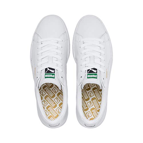 PUMA Basket Classic LFS, Zapatillas Unisex Adulto, Blanco (White/White), 44.5 EU