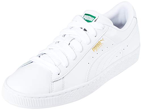 PUMA Basket Classic LFS, Zapatillas Unisex Adulto, Blanco (White/White), 44.5 EU