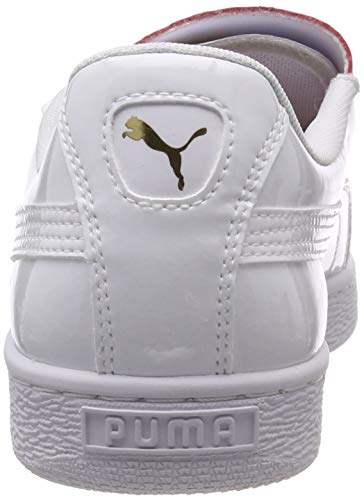Puma Basket Crush Wn's, Zapatillas para Mujer, Blanco White-Hibiscus, 39 EU
