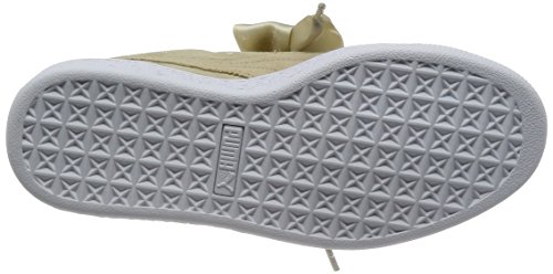 Puma Basket Heart Metallic Safari 364083, Zapatillas Mujer, Beige (Beige 364083/01), 39 EU