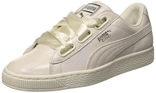 Puma Basket Heart Night Sky 364108-02, Zapatillas Mujer, Beige (Beige 364108/02), 37 EU