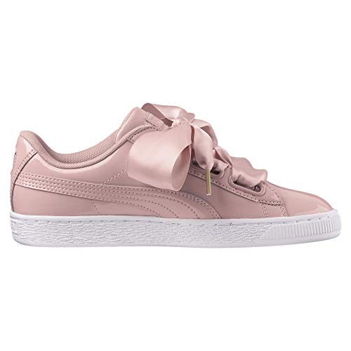 PUMA Basket Heart Patent Wn'S, Zapatillas Mujer, Beis (Peach Beige/Peach Beige), 40 EU