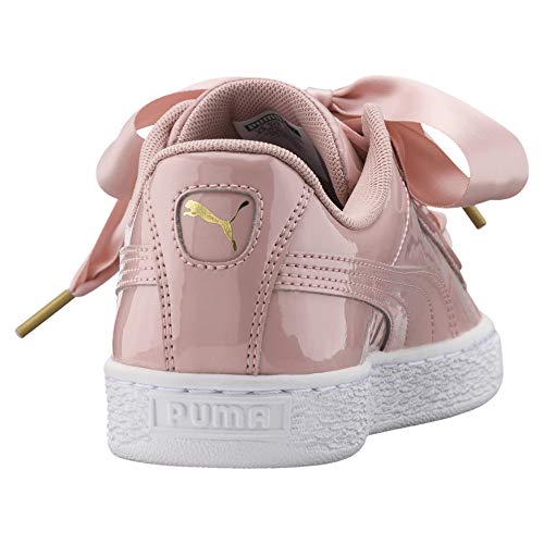 PUMA Basket Heart Patent Wn'S, Zapatillas Mujer, Beis (Peach Beige/Peach Beige), 40 EU