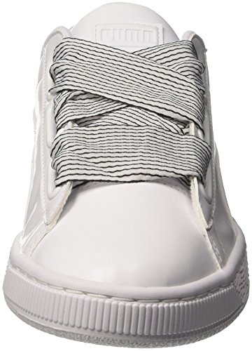 PUMA Basket Heart Wn's, Zapatillas Mujer, Blanco White White, 39 EU