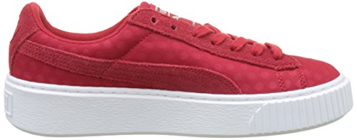 Puma Basket Platform De, Zapatillas Mujer, Rojo (Toreador-Toreador), 36 EU