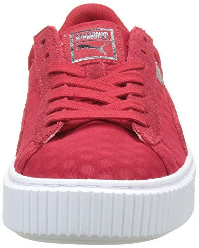 Puma Basket Platform De, Zapatillas Mujer, Rojo (Toreador-Toreador), 36 EU