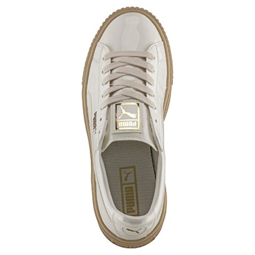Puma Basket Platform Patent, Zapatillas Mujer, Marshmallow, 41 EU