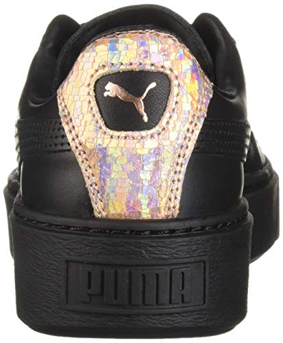 PUMA Basket Platform, Zapatillas Deportivas. Mujer, Black Rose Gold, 39.5 EU