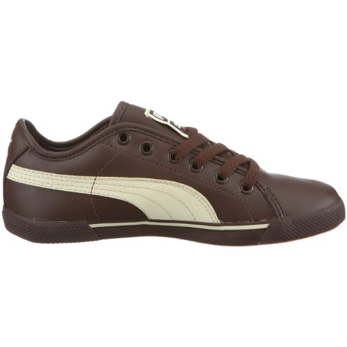 PUMA Benecio Jr - Zapatos de Material sintético Infantil, Color marrón, Talla 34