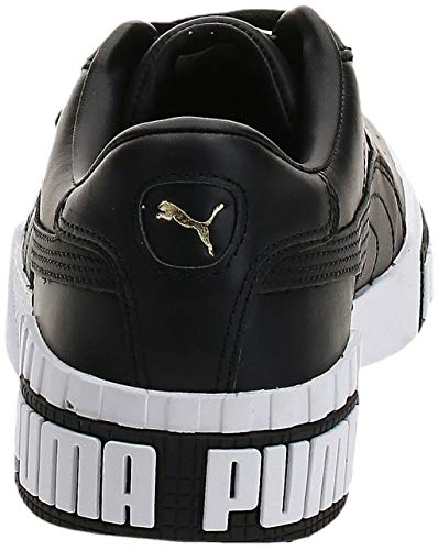 PUMA Cali Bold Wn's, Zapatillas Deportivas para Mujer, Black-Metallic Gold, 36 EU