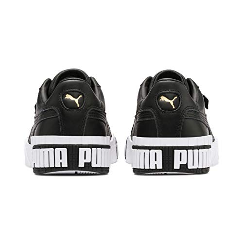 PUMA Cali Bold Wn's, Zapatillas Deportivas para Mujer, Black-Metallic Gold, 36 EU