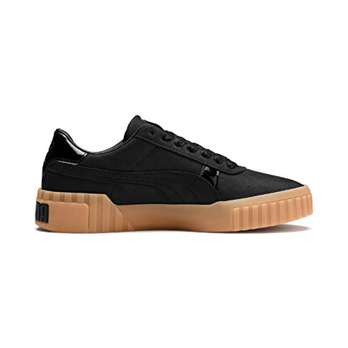 Puma Cali Nubuck, Zapatillas Deportivas para Mujer, Negro Black Black, 36 EU