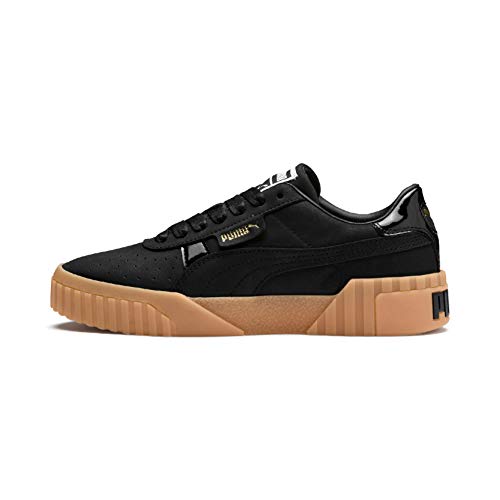 Puma Cali Nubuck, Zapatillas Deportivas para Mujer, Negro Black Black, 36 EU