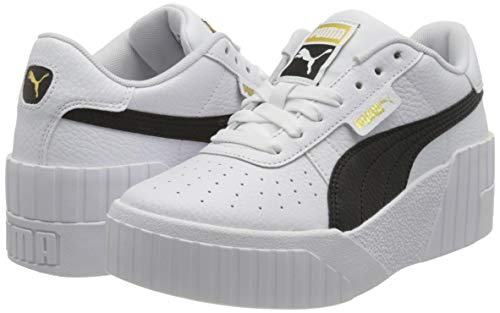 Puma Cali Wedge WN S, Zapatillas Mujer, White Black, 38.5 EU