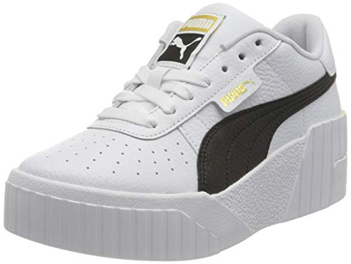 Puma Cali Wedge WN S, Zapatillas Mujer, White Black, 38.5 EU