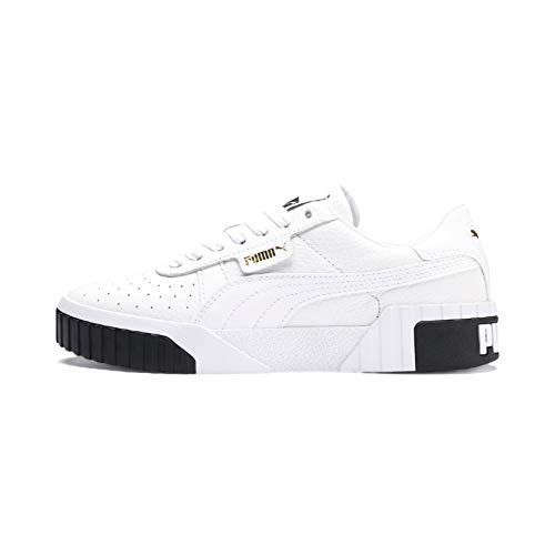 PUMA Cali Wn's, Zapatillas Mujer, White Black-White, 37.5 EU