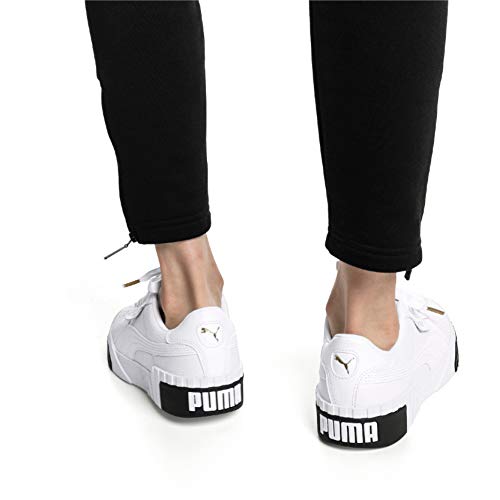 PUMA Cali Wn's, Zapatillas Mujer, White Black-White, 39 EU