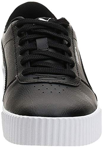 PUMA Carina L, Zapatillas Mujer, Negro Black/White/Silver, 38 EU