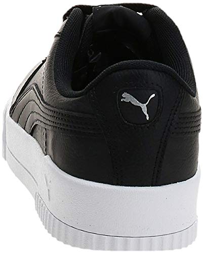 PUMA Carina L, Zapatillas Mujer, Negro Black/White/Silver, 38 EU