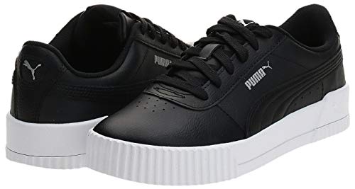 PUMA Carina L, Zapatillas Mujer, Negro Black/White/Silver, 38 EU