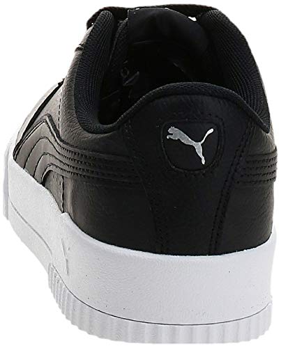 PUMA Carina L, Zapatillas Mujer, Negro Black/White/Silver, 41 EU