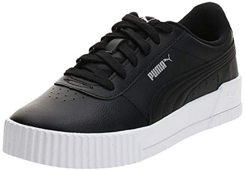 PUMA Carina L, Zapatillas Mujer, Negro Black/White/Silver, 41 EU