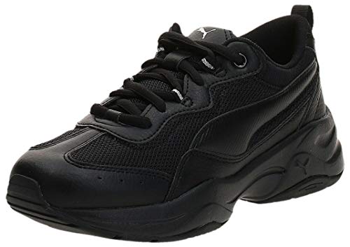 PUMA Cilia, Zapatillas Mujer, Negro (Black/Silver/Peach Bud), 37 EU