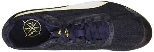 PUMA Evospeed Star 6, Zapatillas de Atletismo Hombre, Negro (Peacoat Black/Yellow), 43 EU