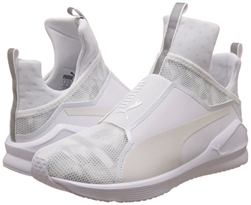 Puma Fierce Swan Wn's, Zapatillas Deportivas para Interior Mujer, Blanco White White 02, 38.5 EU