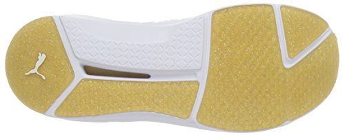 Puma Fierce - Zapatillas Mujer, Blanco (White-Gold 01 ), 38.5 EU
