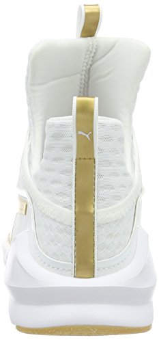 Puma Fierce - Zapatillas Mujer, Blanco (White-Gold 01 ), 38.5 EU
