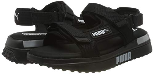 PUMA Future Rider Sandal, Sandalias Deslizantes Unisex Adulto, Negro Black White, 35.5 EU