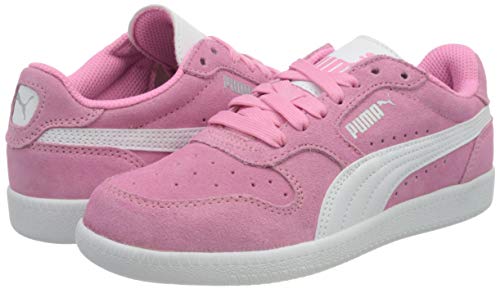 Puma ICRA Trainer SD JR, Zapatillas, Sachet Rosado Blanco Plata, 38 EU
