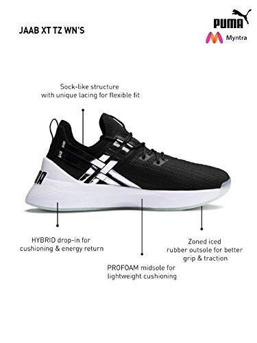 Puma Jaab XT Tz, Zapatillas de Deporte Mujer, Blanco Black-Fair Aqua, 39 EU