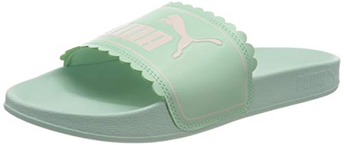 PUMA Leadcat FTR Petals JR, Zapatos de Playa y Piscina Mujer, Verde (Mist Green/Rosewater), 38 EU