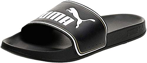 PUMA Leadcat FTR, Zapatos de Playa y Piscina Unisex Adulto, Negro Black Team Gold White, 40.5 EU