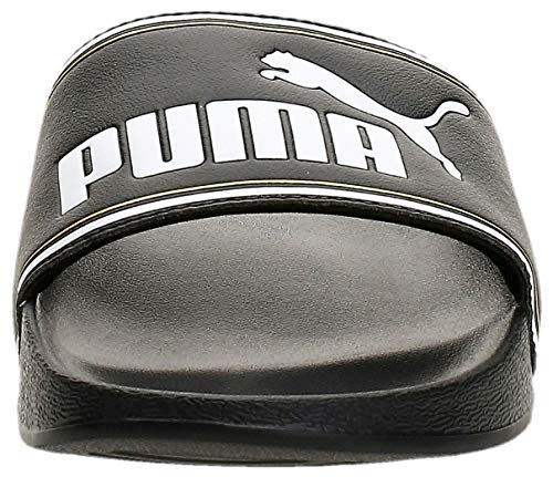 PUMA Leadcat FTR, Zapatos de Playa y Piscina Unisex Adulto, Negro Black Team Gold White, 49.5 EU