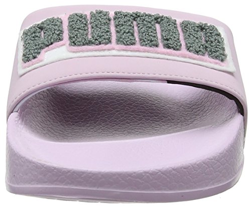 PUMA Leadcat NSK, Zapatos de Playa y Piscina Unisex-Adulto, Rosa (Winsome Orchid-Laurel Wreath White), 46 EU