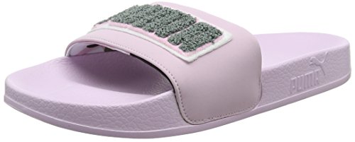 PUMA Leadcat NSK, Zapatos de Playa y Piscina Unisex-Adulto, Rosa (Winsome Orchid-Laurel Wreath White), 46 EU